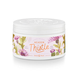Meadow Thistle Large Tin Candle