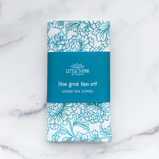 How Great Thou Art Hymn Tea Towel