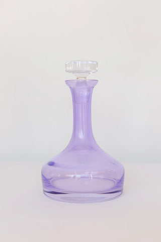 Lavender Vogue Estelle Colored Decanter