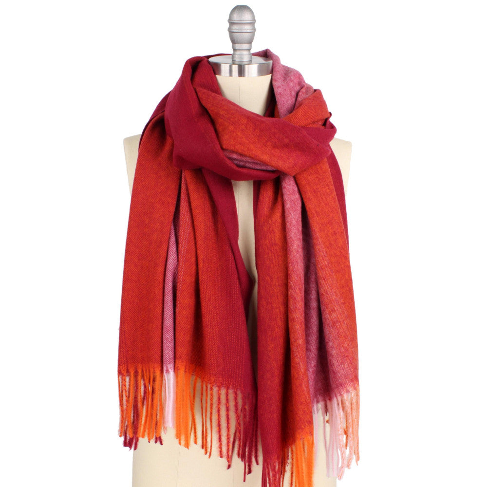 Ombre Brushed Oblong Scarf