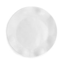 Ruffle White Round Melamine Dinner Plate