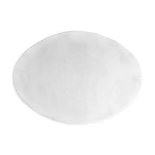 Ruffle White Melamine Large Oval Platter