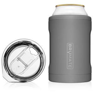 Hopsulator Duo 2-in-1 - Matte Gray - 12oz Cans