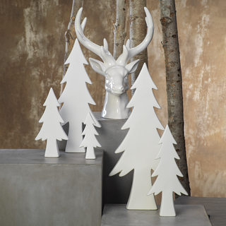 Matte White Decorative Tree