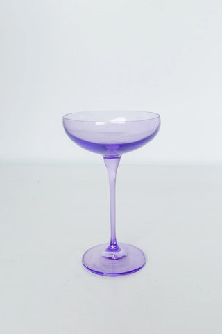 Lavender Estelle Colored Champagne Coupe