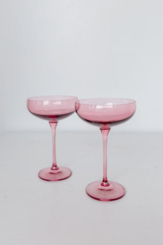 Rose Estelle Colored Champagne Coupe
