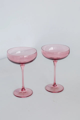 Rose Estelle Colored Champagne Coupe