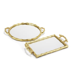 Bamboo Gold Trays