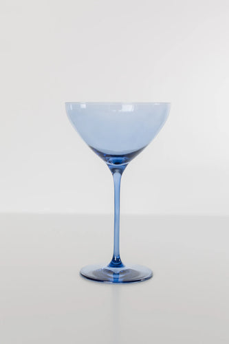 Cobalt Blue Estelle Colored Martini Glass