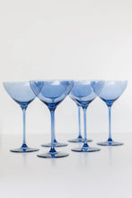 Cobalt Blue Estelle Colored Martini Glass