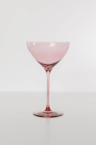 Rose Estelle Colored Martini Glass
