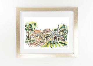 Germantown Watercolor Print