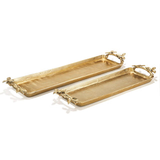 Gold Leaf Decorative Trays