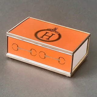 Orange H Matchbox Cover