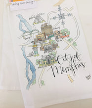 City of Memphis Tea Towel