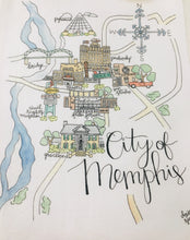 City of Memphis Tea Towel