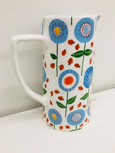 Stoneware Floral Vase