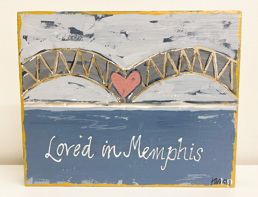 Memphis Bridge With Heart