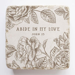 Stone Art-Abide with Love