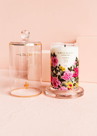 Always in Rose Candle with Cloche