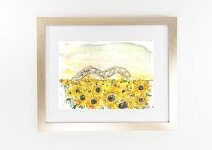 "Memphis Sunflower" Print