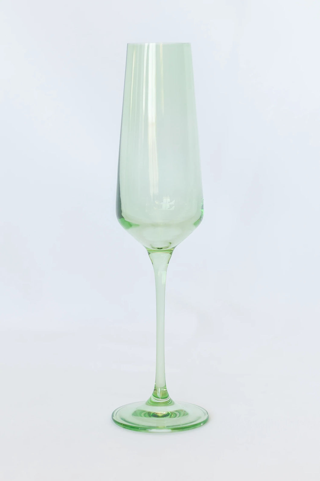 Mint Green Estelle Colored Champagne Flute