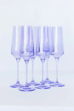 Lavender Estelle Colored Champagne Flute