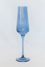 Cobalt Blue Estelle Colored Champagne Flute