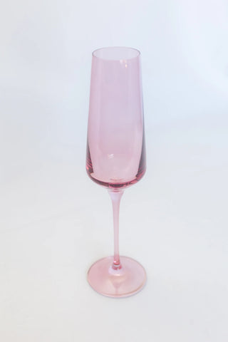 Rose Estelle Colored Champagne Flute