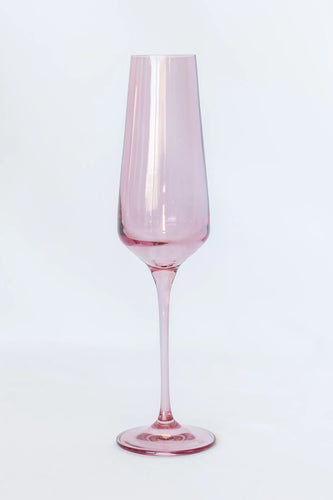 Rose Estelle Colored Champagne Flute