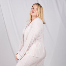 Bamboo Lucy Long Sleeve Button Up Shirt - Pink Stripe