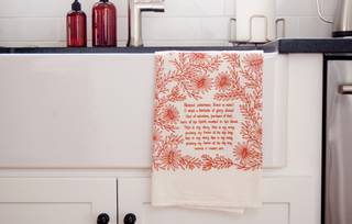 Blessed Assurance Hymn Tea Towel