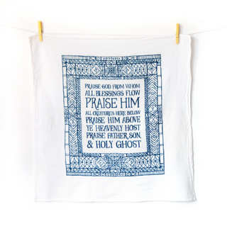 Doxology Hymn Tea Towel