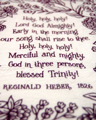 Holy, Holy, Holy! Hymn Tea Towel