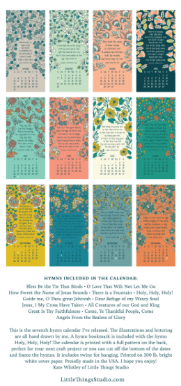 The 2021 Hymn Calendar