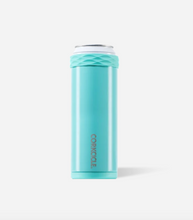 Slim Can Cooler  - 12 oz Gloss Turquoise