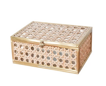 Natural Cane Wicker Jewelry Decor Box