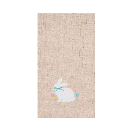 White Bunny Kitchen Towel