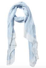 Tiny Stripe Insect Shield Scarf - Blue