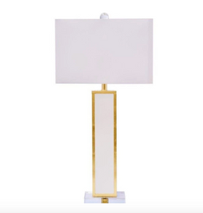 Blair Lamp - White/Gold