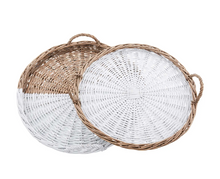 Willow Basket Tray Set