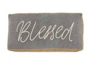 Blessed Gusset Throw Pillow