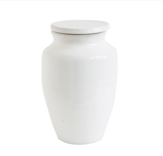 White Terracotta Cachepot