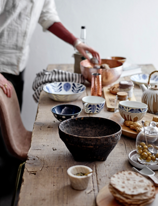 Marble Bowl & Spoon Set