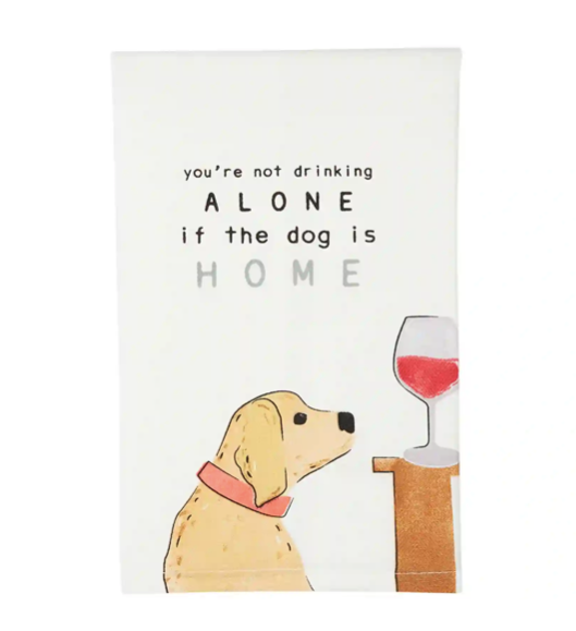 If The Dog Is Home Hand Towel