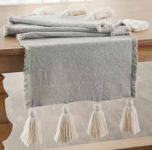 Poncho Gray Table Runner