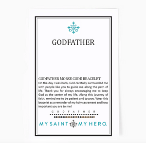 Godfather Morse Code Bracelet