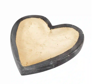 Marble Foil Heart Tray