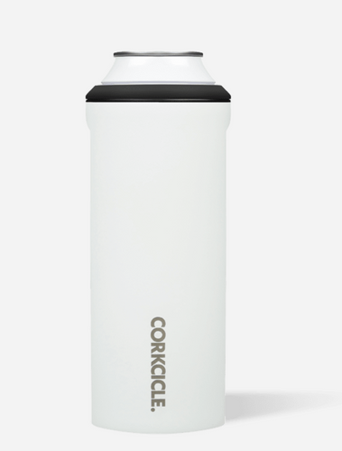 Slim Can Cooler - 12 oz White