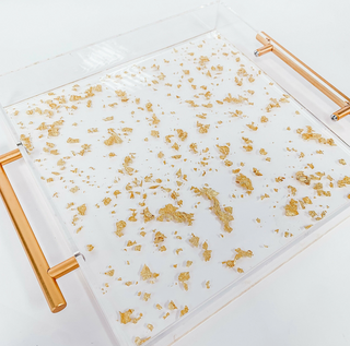 Gold Flake Large Tray